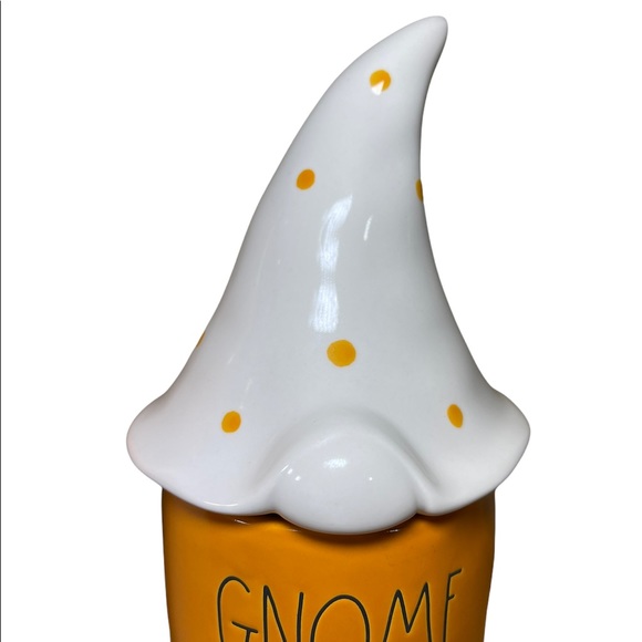 2 Rae Dunn Candle Thanksgiving Gnome Centerpiece Cannister Scented Topper Lids - Picture 5 of 15